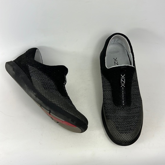 kizik Other - Kizik slip on athletic sneakers us mens size 11 black grey hands free minimalist